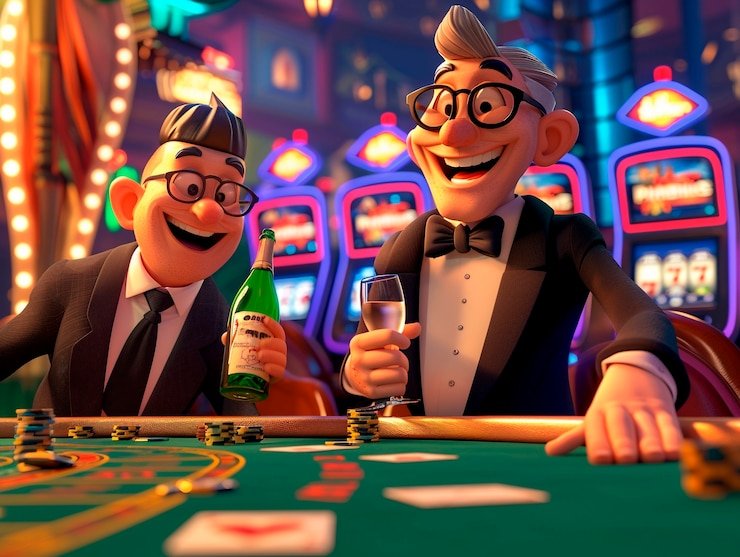 Fitur chat dan interaksi pemain di studio live dealer